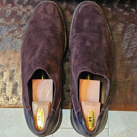 Donald Pliner Men's Erling Soft Suede Slip On Shoes, Brown, Sz 13 - Picture 6 of 16